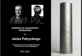 JACEK PETRYCKI Z NAGRODĄ  ZA CAŁOKSZTAŁT TWÓRCZOŚCI